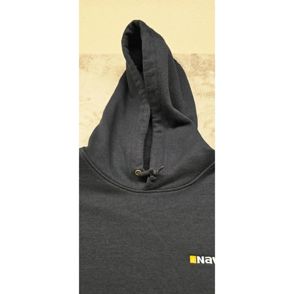 Carhartt Original Fit Hooded Sweatshirt Mens XL Navien Blue Logo Fleece - Picture 7 of 16